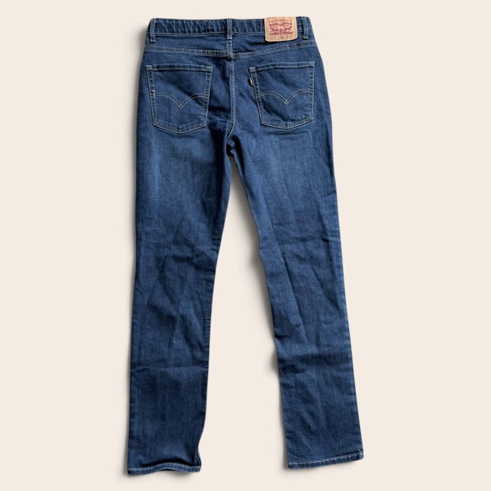 Levi’s 511 Boys Jeans 18 Regular W29 L31 Dark Wash Slim Fit Denim